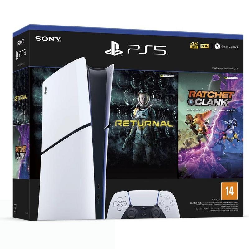 Imagem do produto Console PlayStation 5 Slim Edição Digital em Magazine Luiza